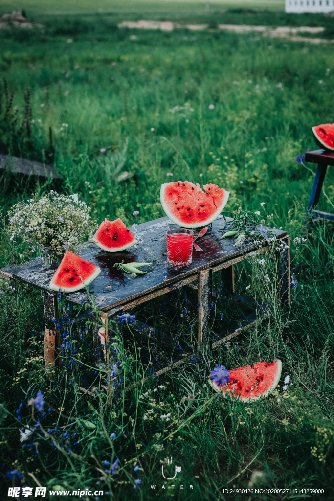 西瓜  西瓜水果静物