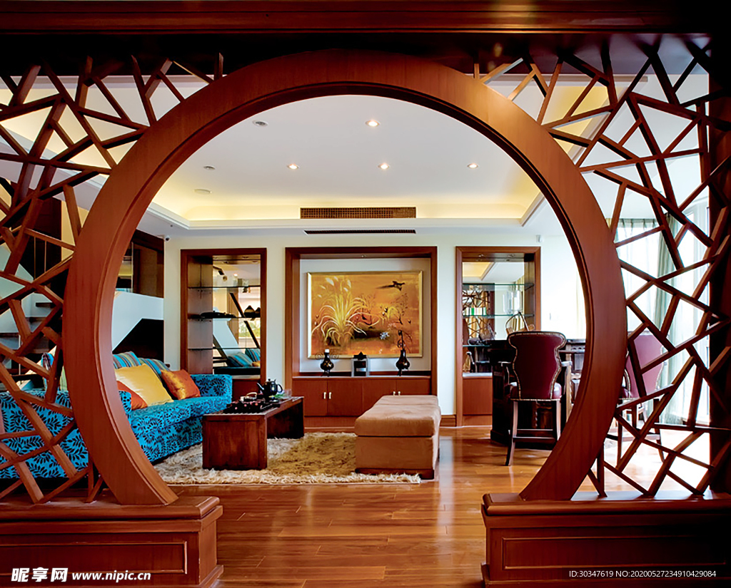 屏风家装效果图设计