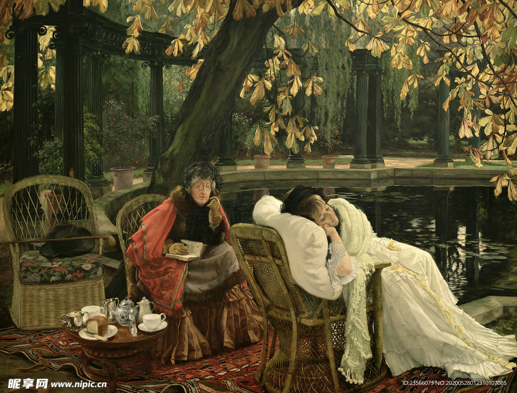 詹姆斯提索油画作品