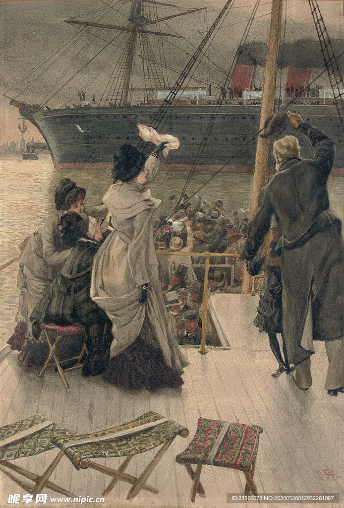 詹姆斯提索油画作品