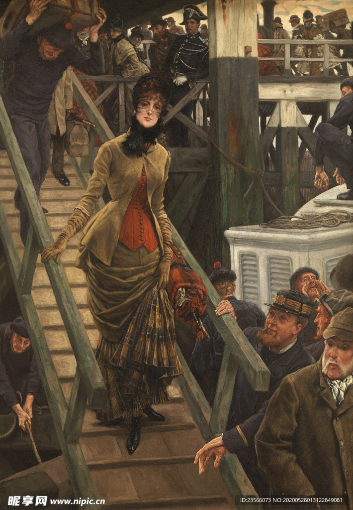 詹姆斯提索油画作品