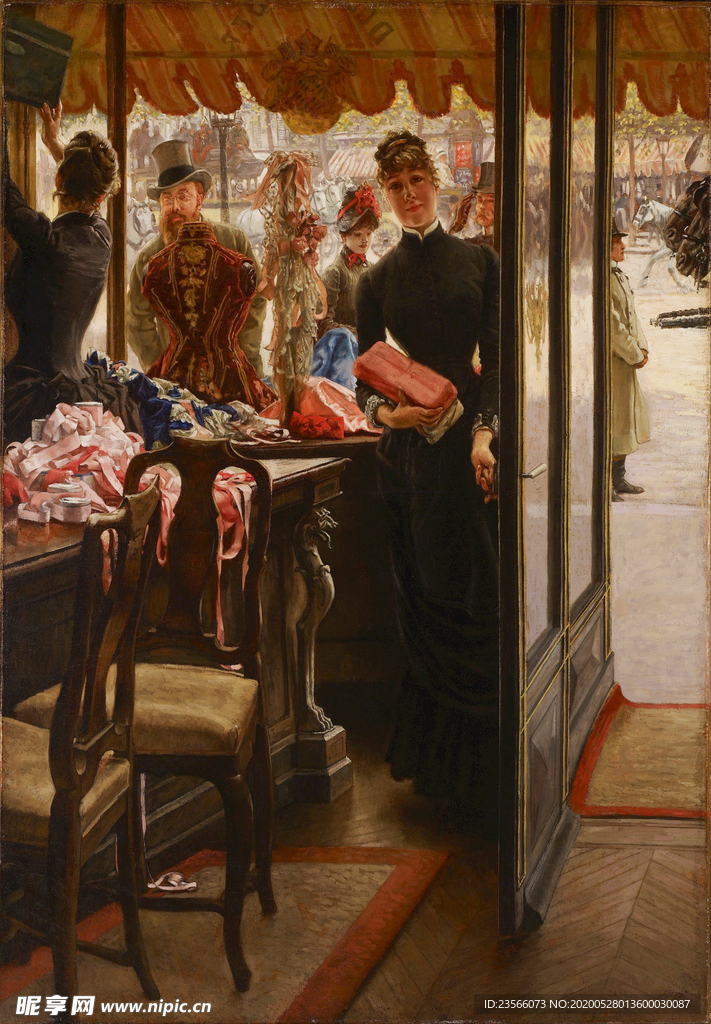 詹姆斯提索油画作品