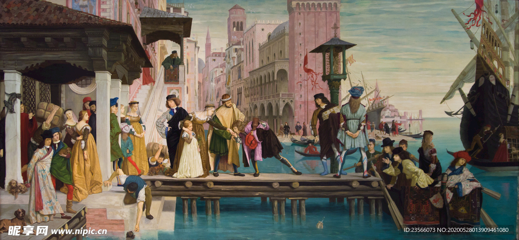 詹姆斯提索油画作品