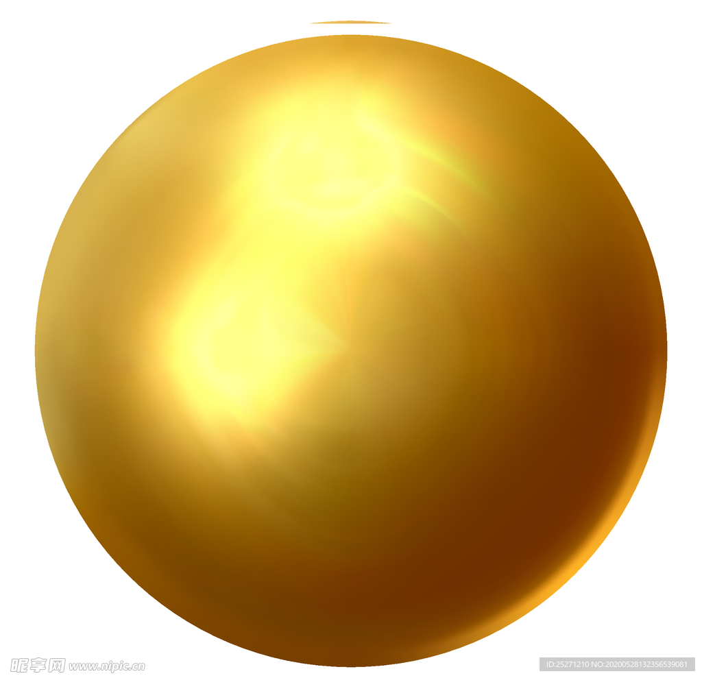 金色球体