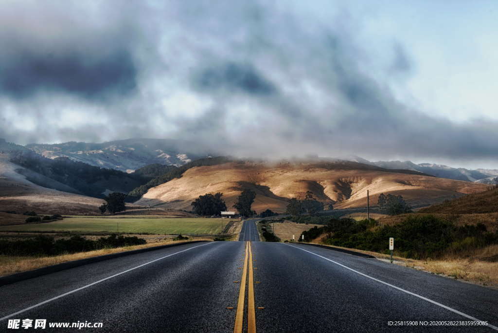 公路山路小径小道图片