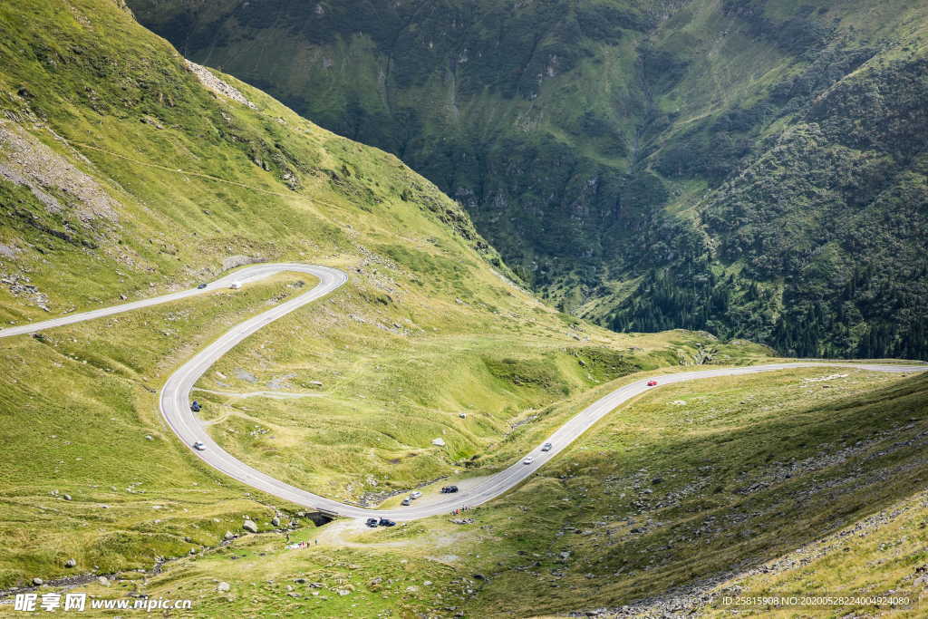 公路山路小径小道图片