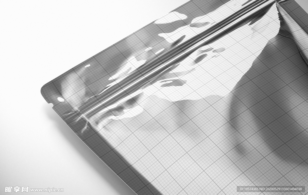 立式拉链锁袋 模型装置 锡箔