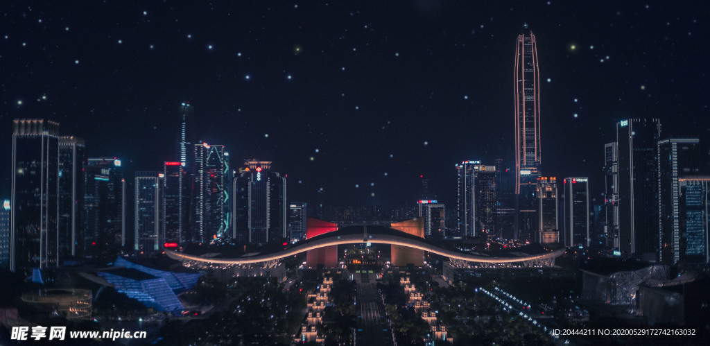 广东深圳夜景