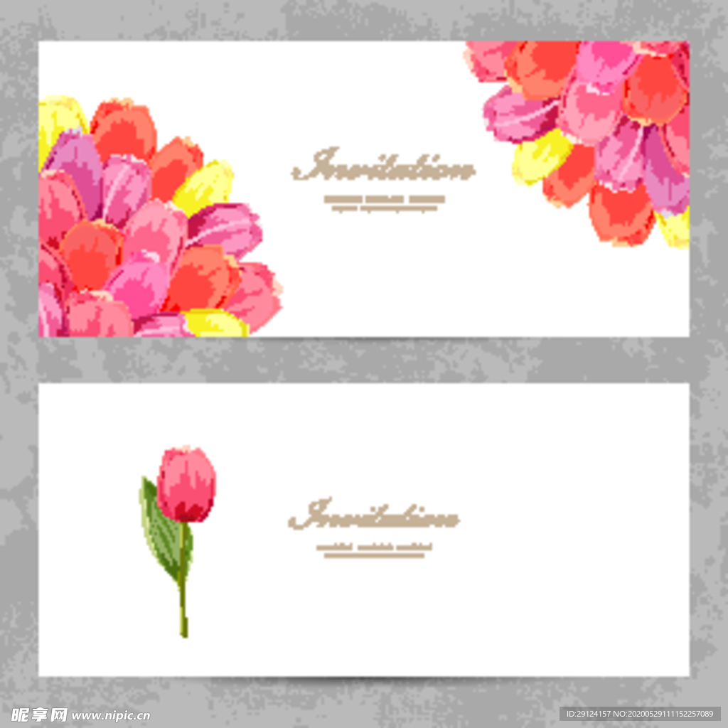 花卉卡片