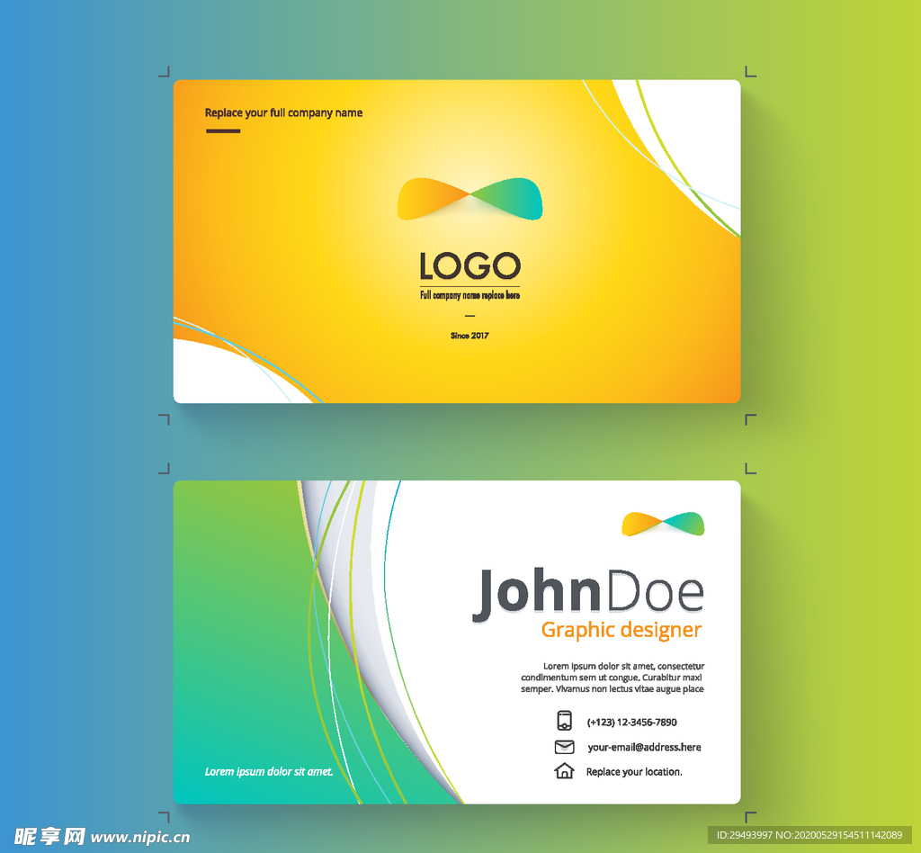 名片模板