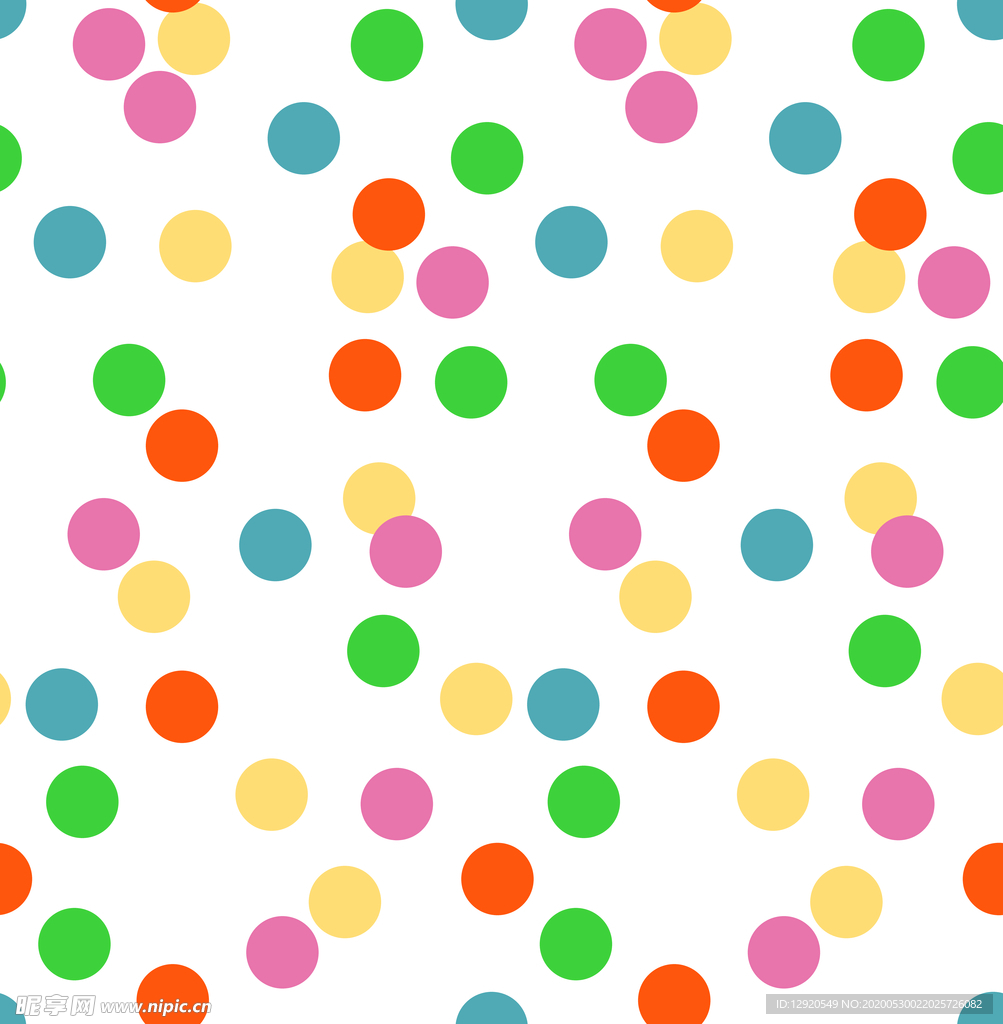 大牌精美圆点乱花