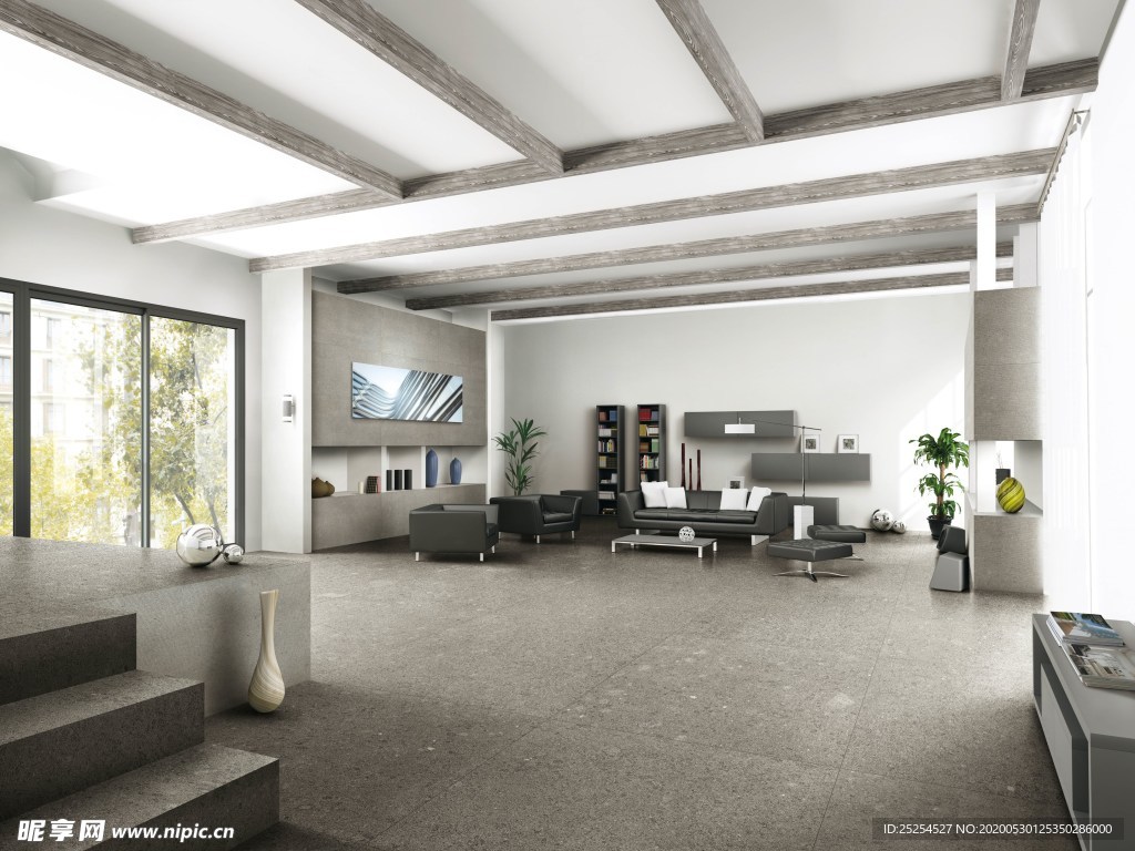 别墅客厅效果图