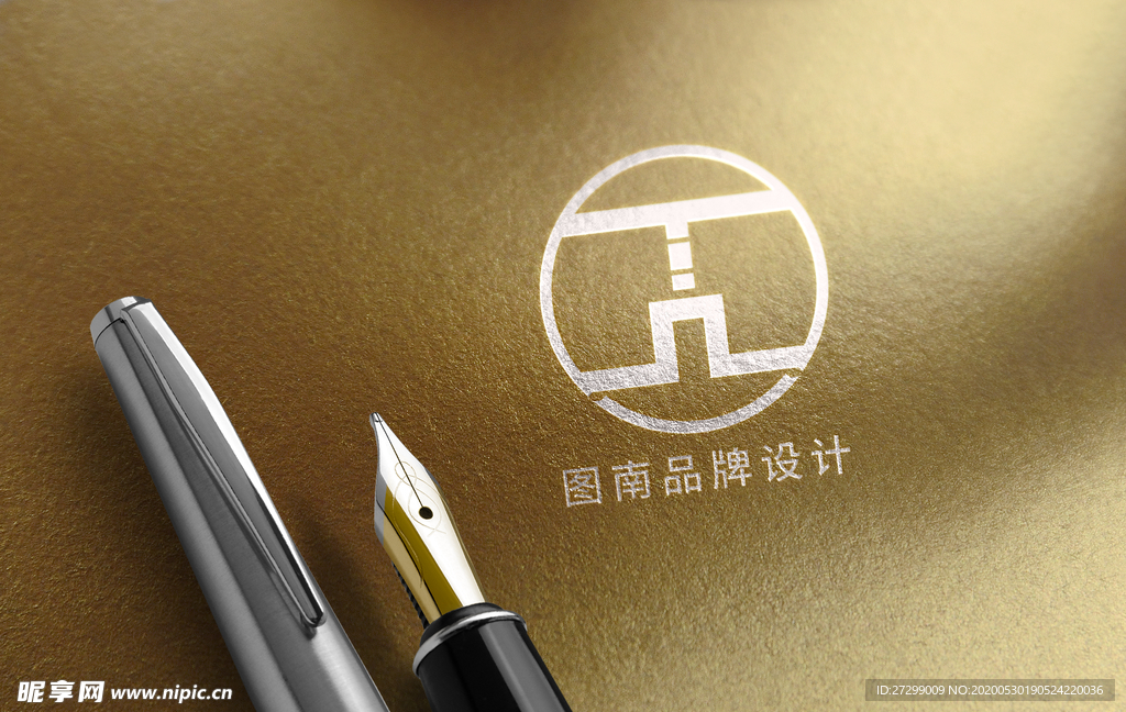 logo样机标识高档精致图片