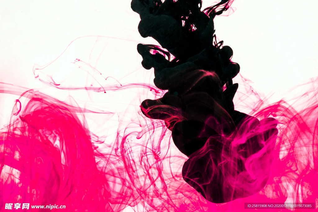 烟雾水彩泼墨背景图片