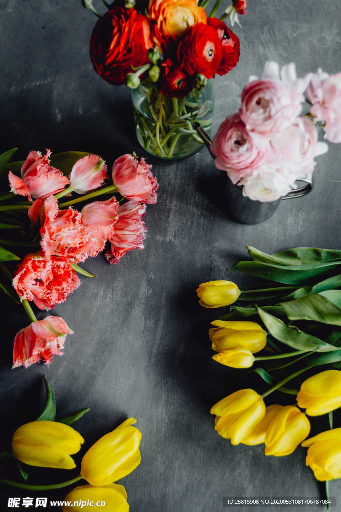 花束花艺插花桌花捧花图片