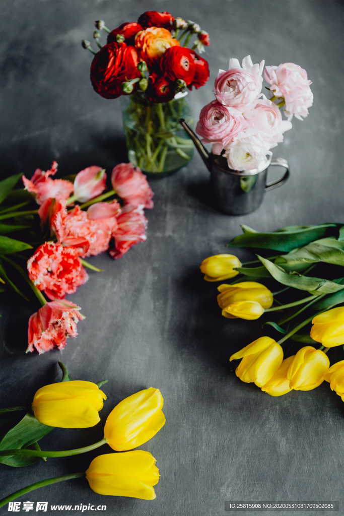 花束花艺插花桌花捧花图片