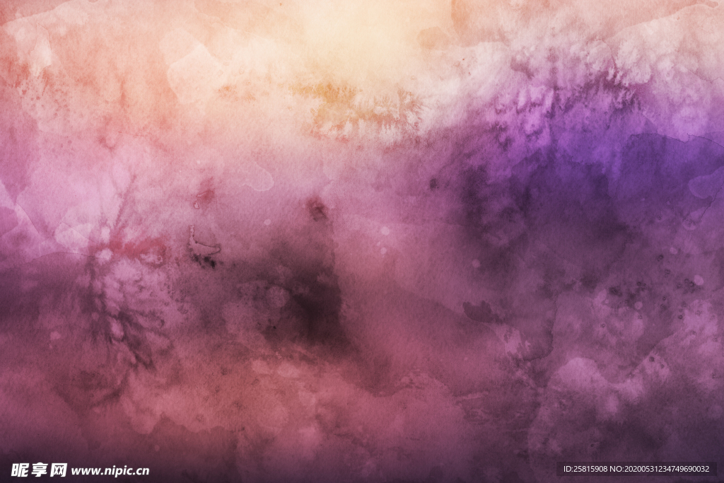 抽象唯美水彩泼墨图片