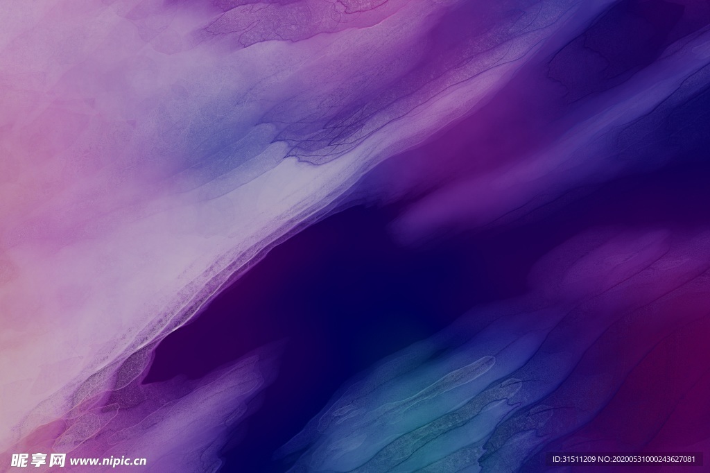 背景花纹设计深色水彩艺术泼墨