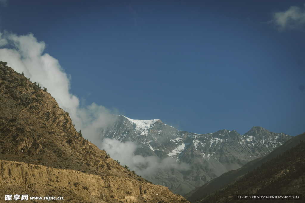 喜马拉雅山风景图片