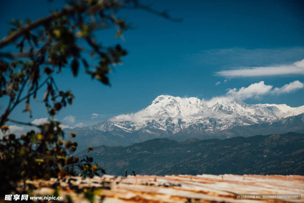 喜马拉雅山风景图片