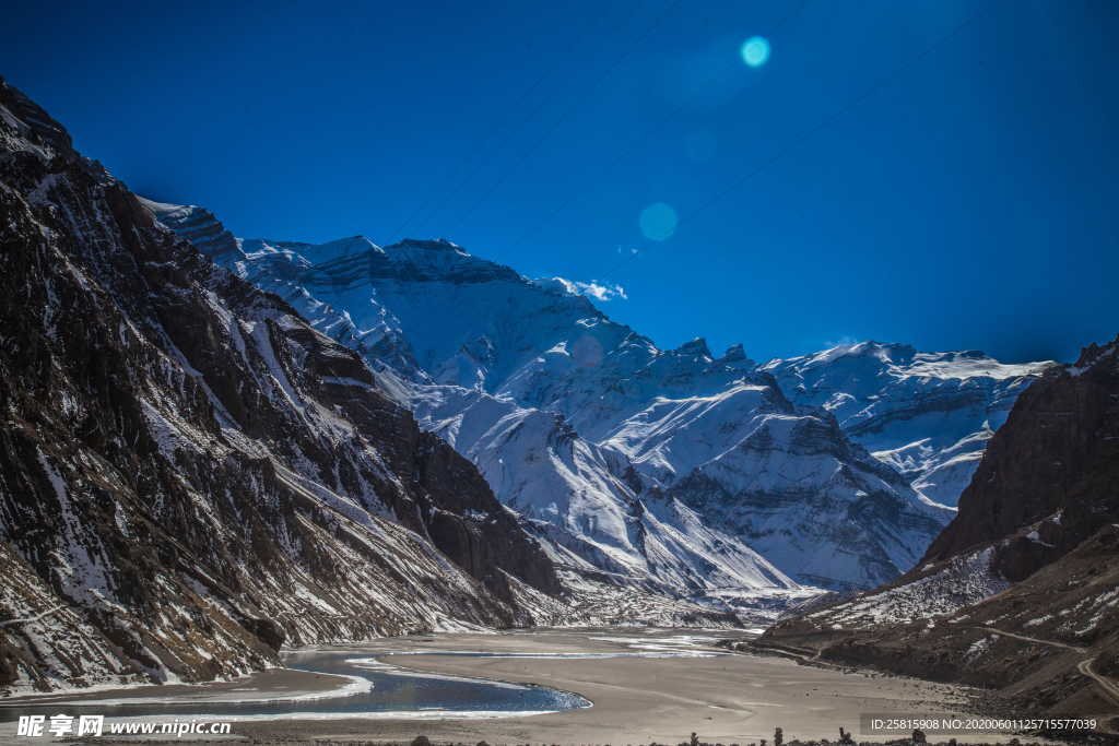喜马拉雅山风景图片
