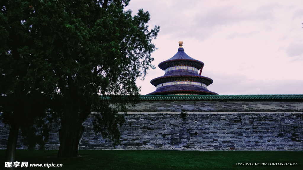 天坛建筑风景图片