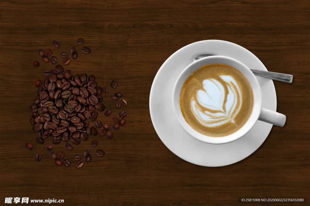 咖啡拉花咖啡图片