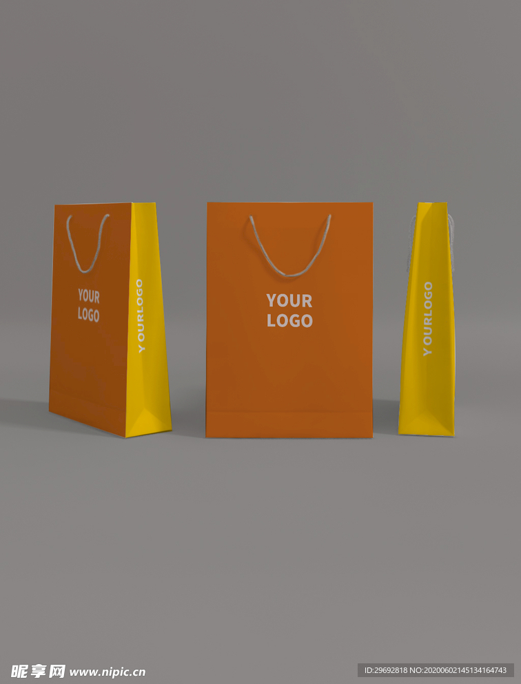 手提袋样机 手提袋模版