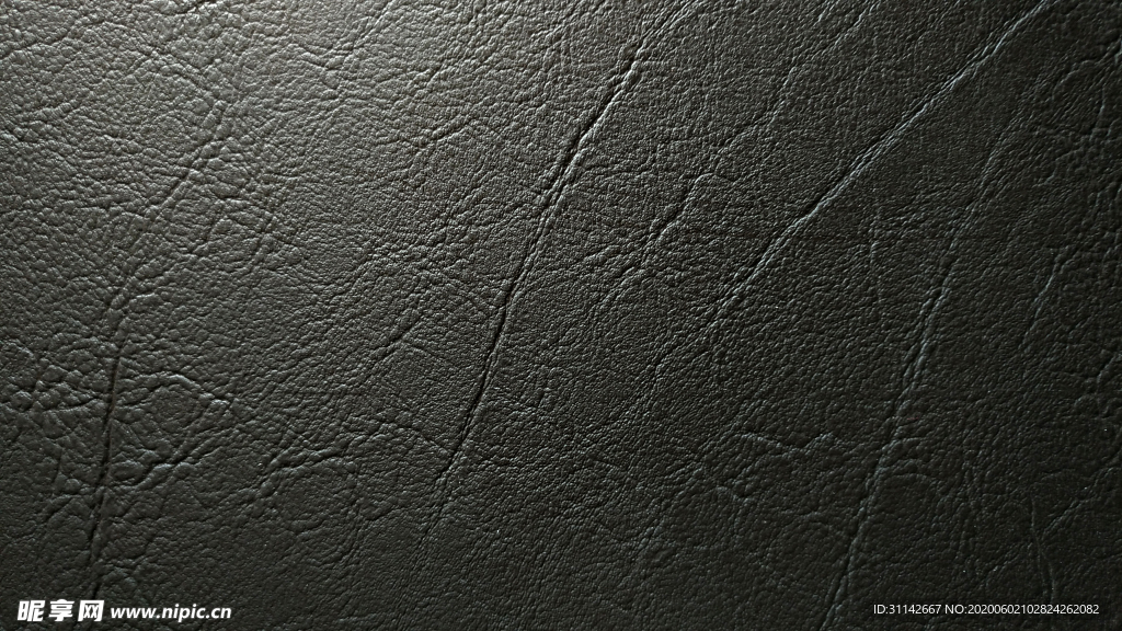黑色真皮纹理