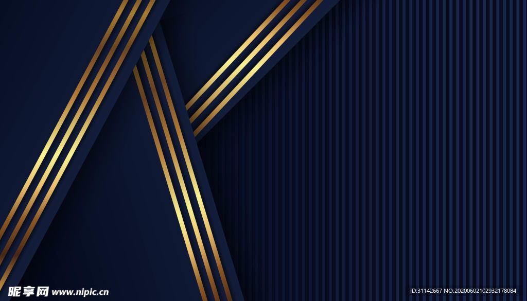 抽象条纹背景 黑金