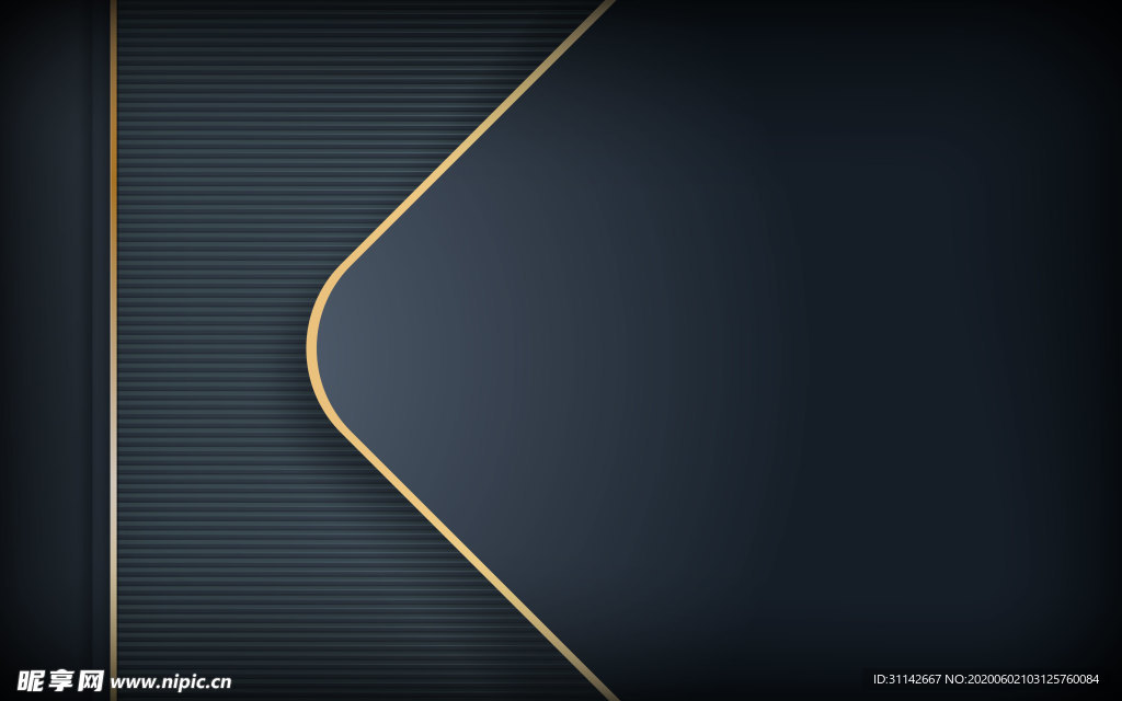 抽象条纹背景 黑金
