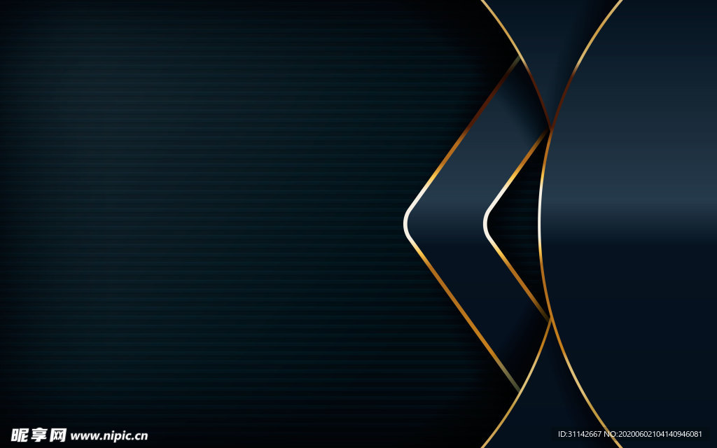 抽象花纹背景 黑金