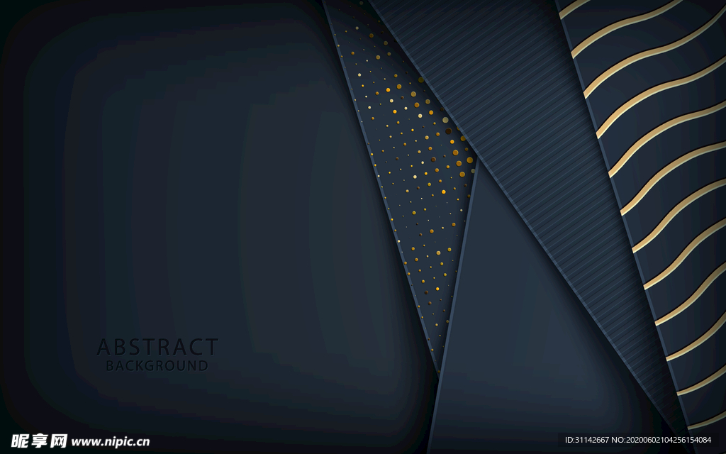 抽象背景 黑金