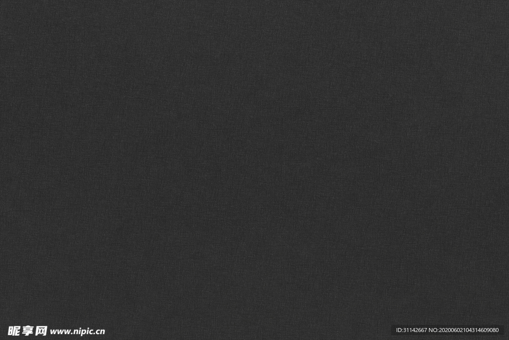 黑色亚麻织物 交错图案纹理