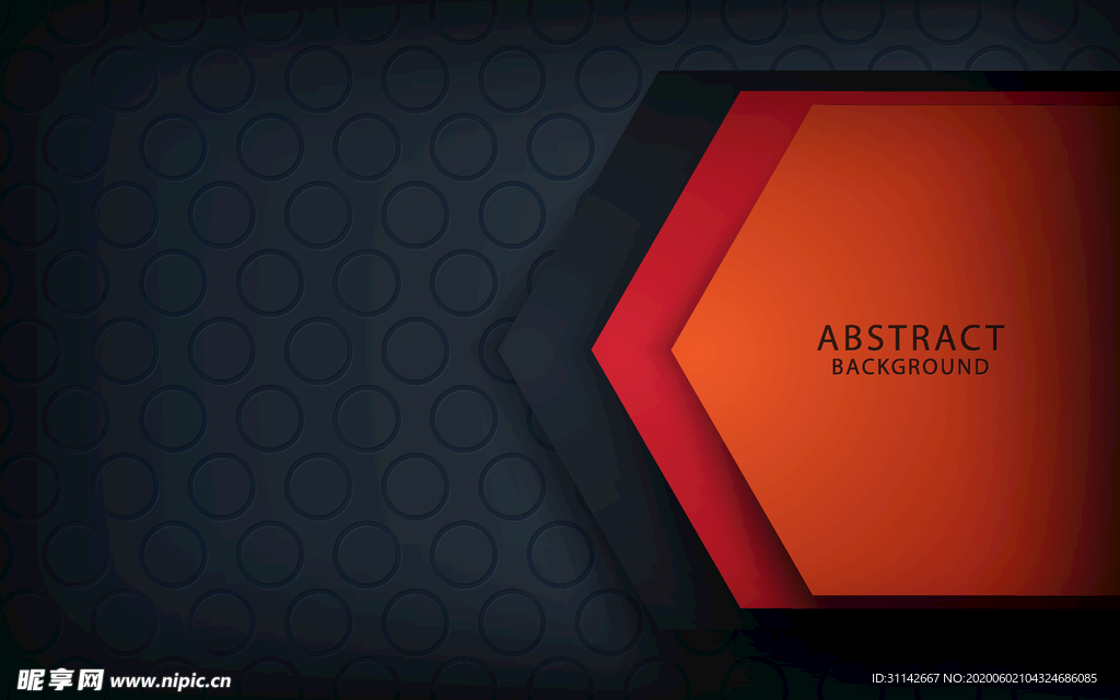 抽象背景 黑红对比色