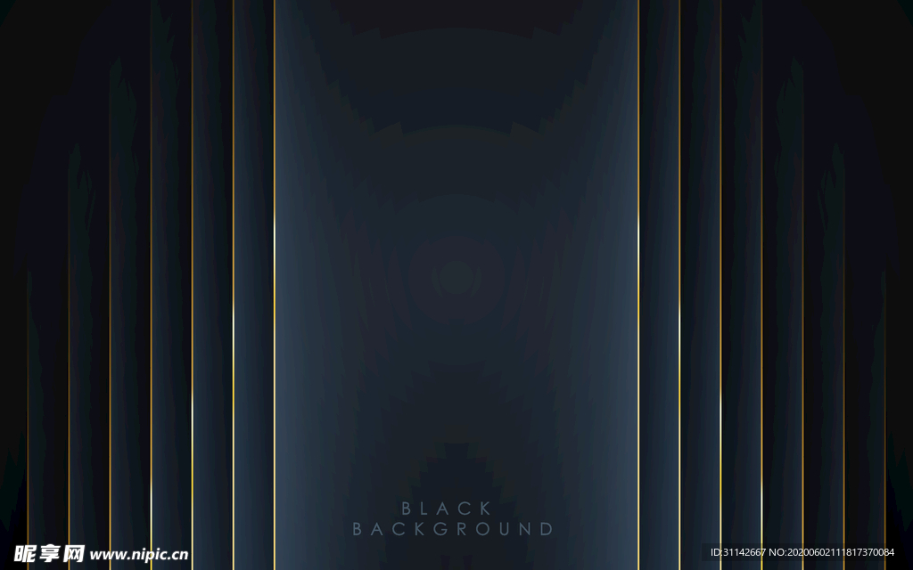 抽象条纹背景 黑金