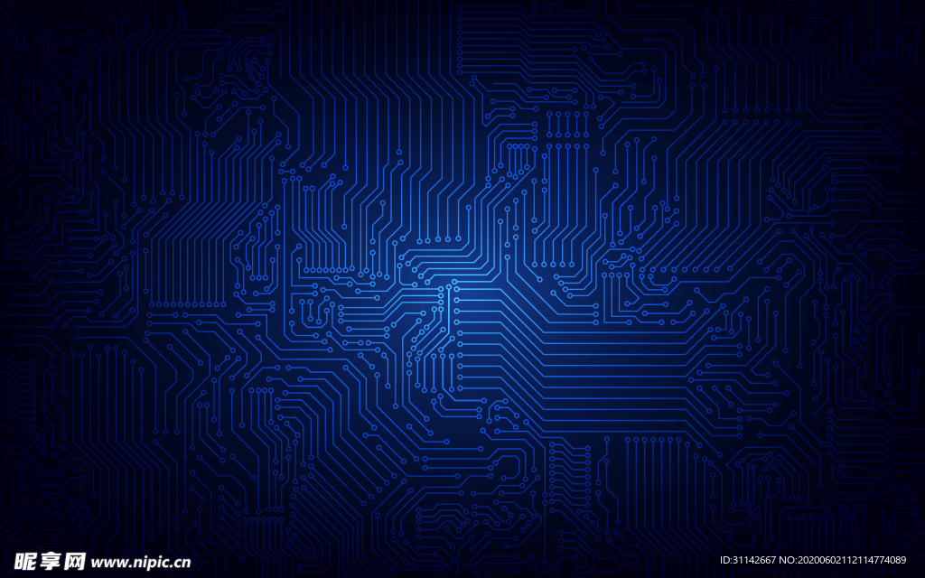 科技背景 芯片 电路板