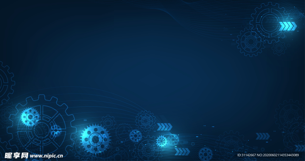 科技背景 齿轮