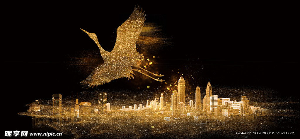 地产高端黑金风开盘背景