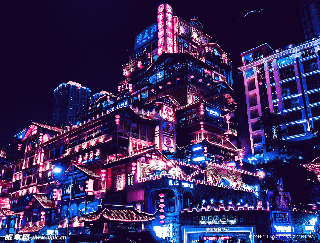重庆洪崖洞夜景