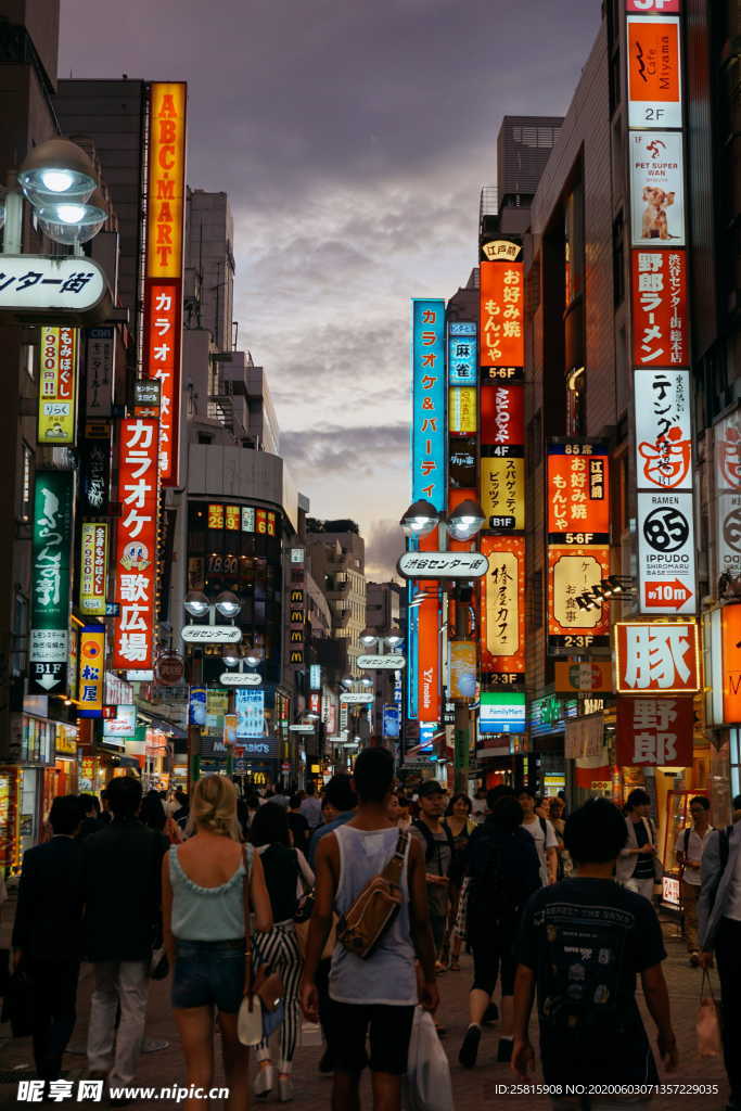 日本东京建筑风景图片