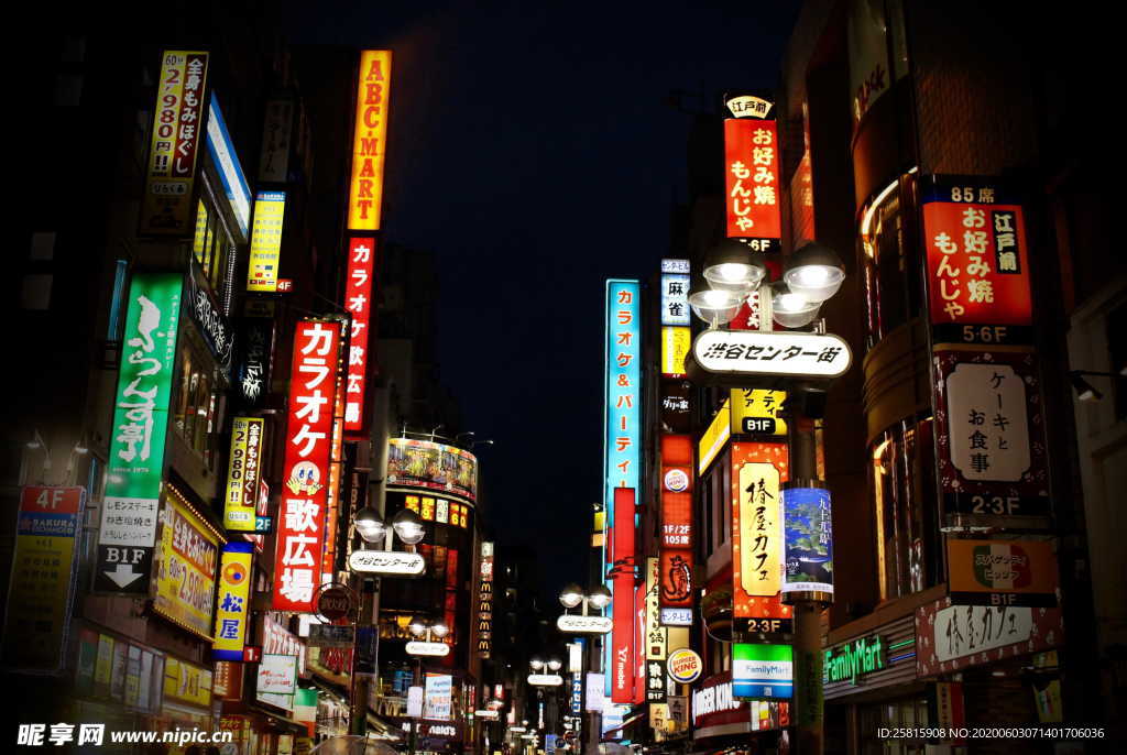 日本东京建筑风景图片