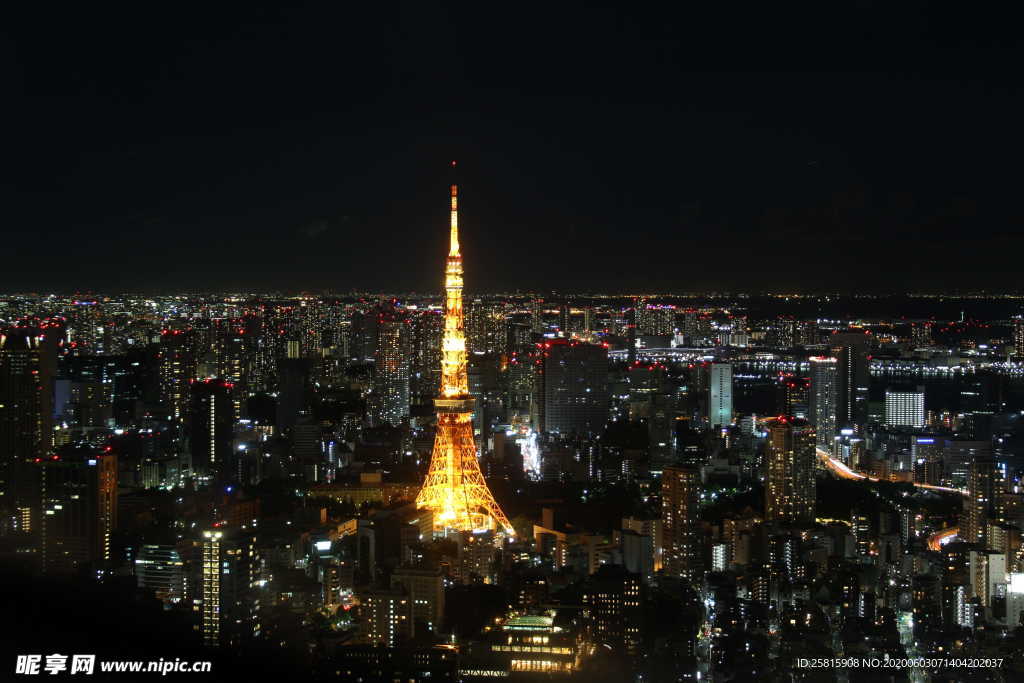 日本东京建筑风景图片