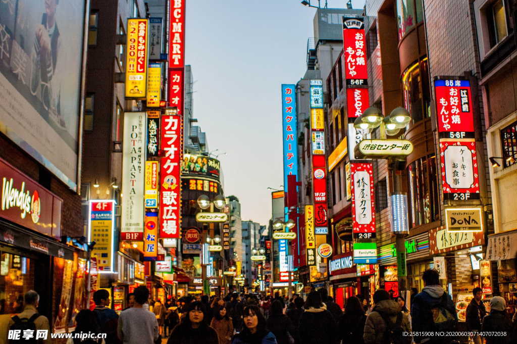 日本东京建筑风景图片