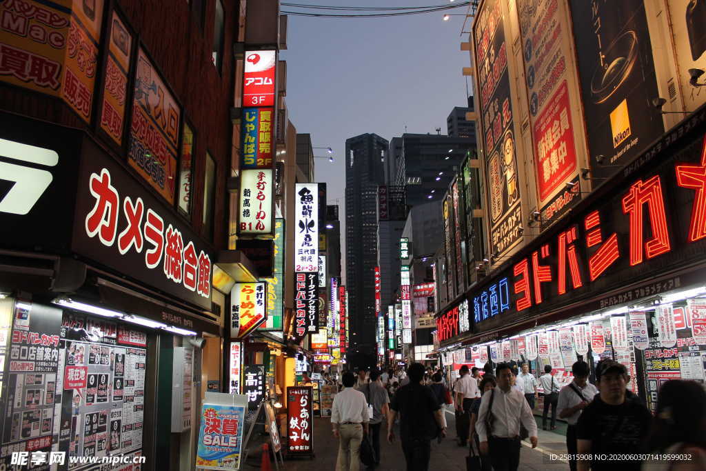 日本东京建筑风景图片