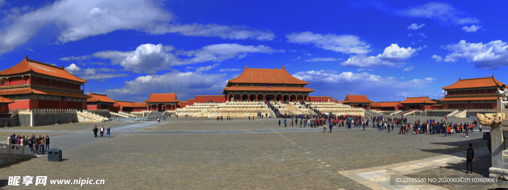 北京故宫宽景照片