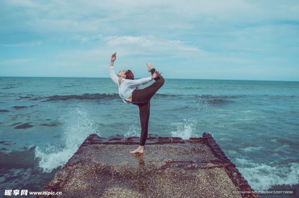 健身瑜伽线条健美背景素材