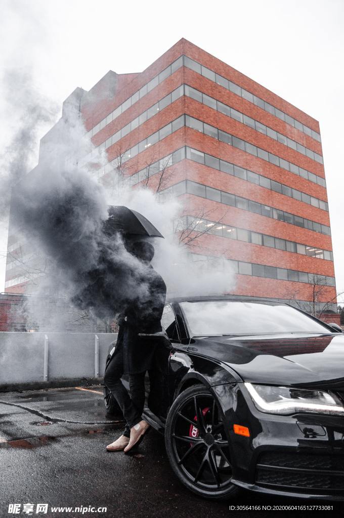 赛车跑车轿车街道城市背景素材