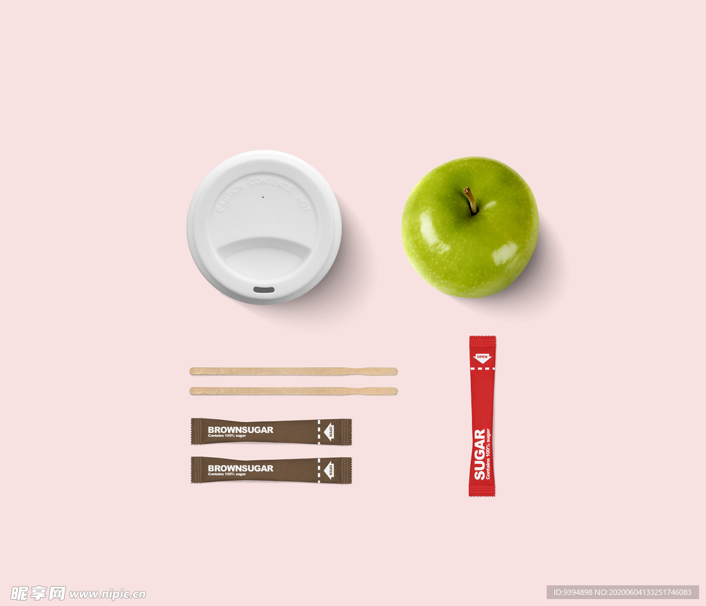 汉堡快餐智能贴图素材