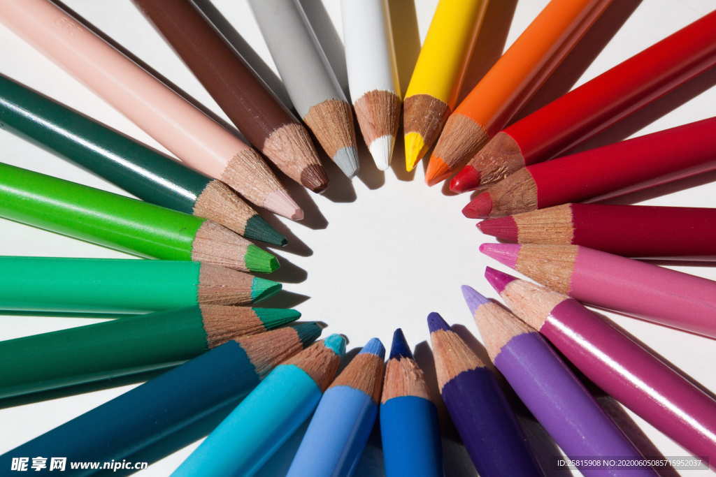 铅笔彩色铅笔画笔图片